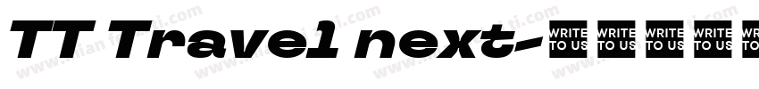TT Travel next字体转换